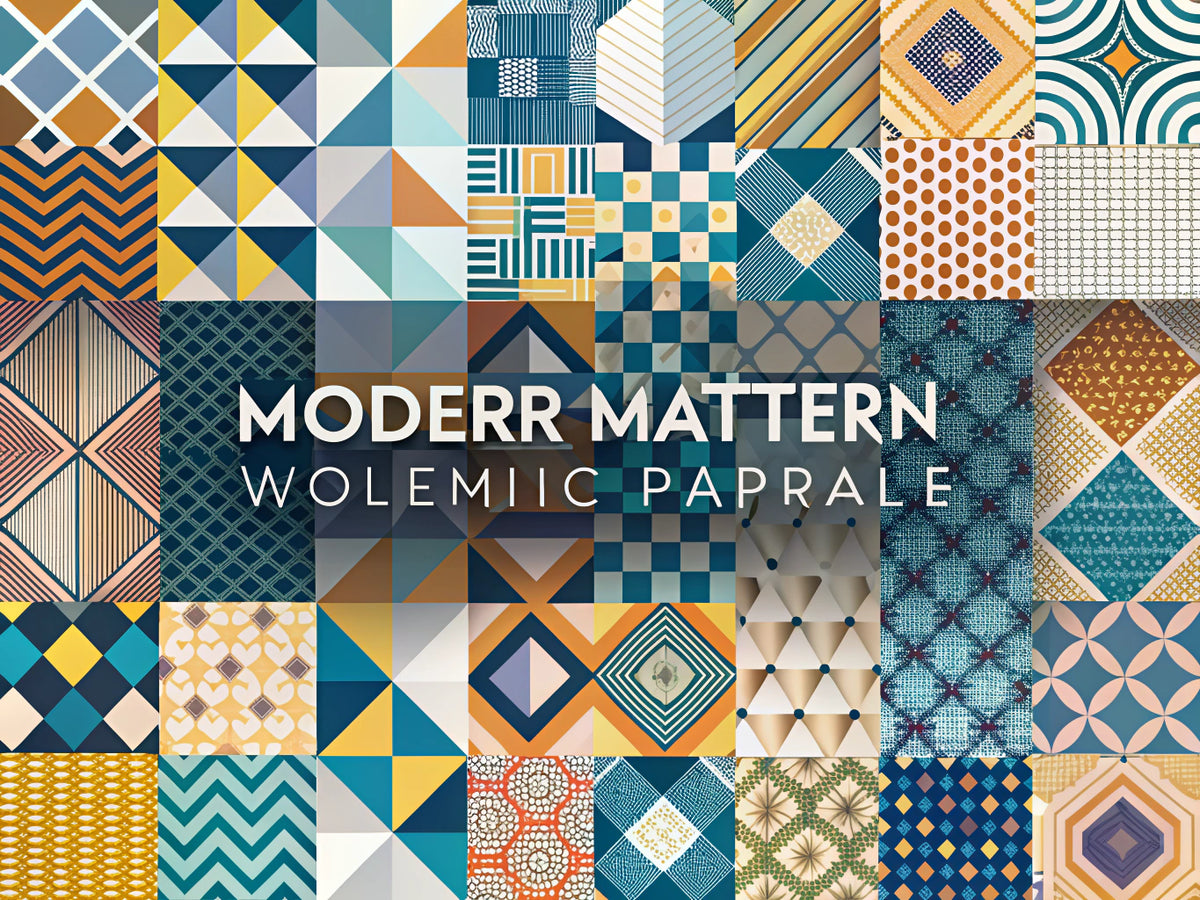 A vibrant feature image showcasing modern geometric patterns in wallpaper design, reflecting contemporary decor trends.
