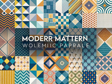 A vibrant feature image showcasing modern geometric patterns in wallpaper design, reflecting contemporary decor trends.