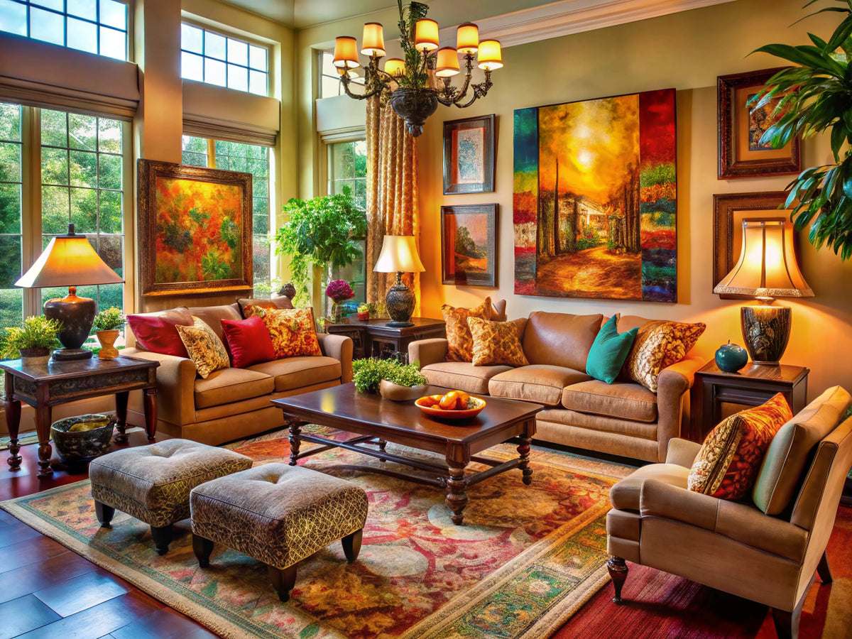 A beautifully decorated living room showcasing personalized home decor elements, reflecting individuality and style.