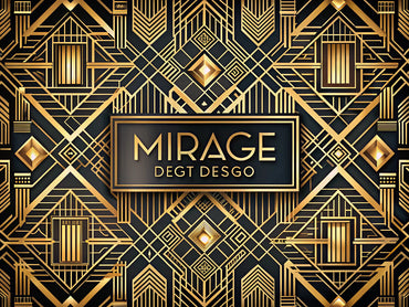 Elegant feature image showcasing Art Deco and geometric design elements, reflecting the sophistication of Art Deco Mirage and Golden Geometric Maze wallpapers.