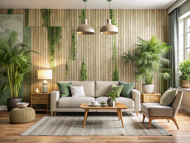 Sustainable wallpaper trends 2025 - eco-friendly home decor