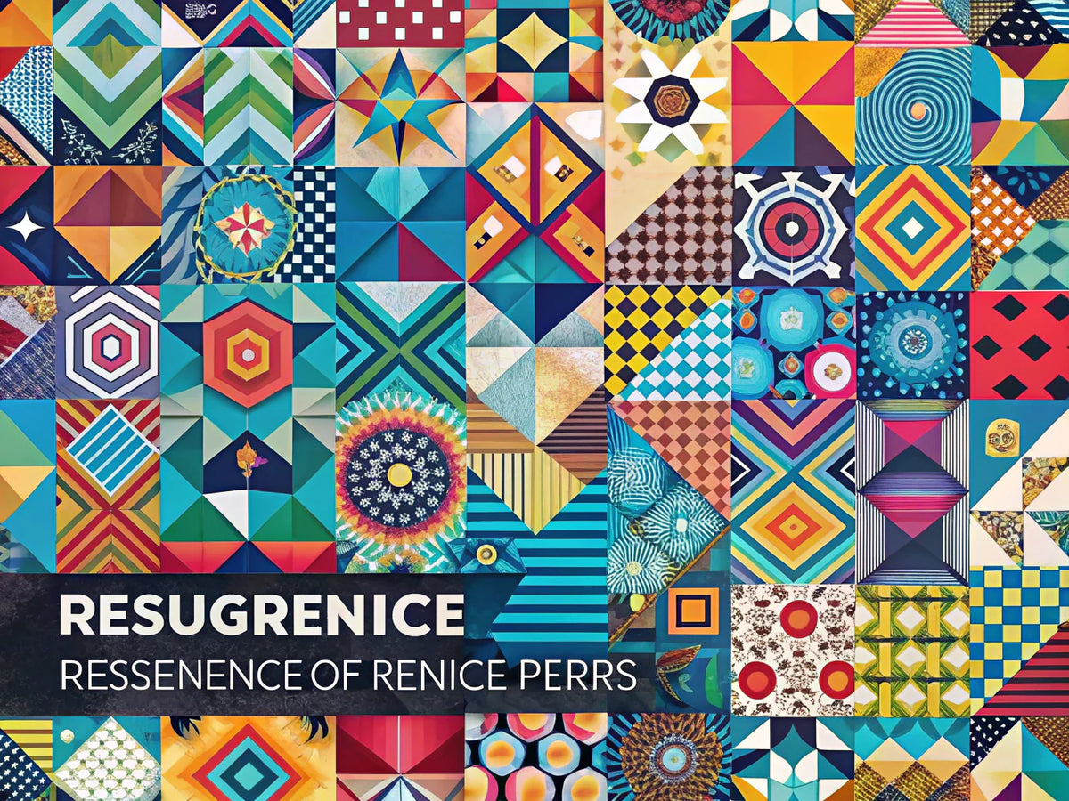 A vibrant feature image showcasing bold geometric patterns and abstract shapes, highlighting the resurgence of modern geometric wallpaper design trends.