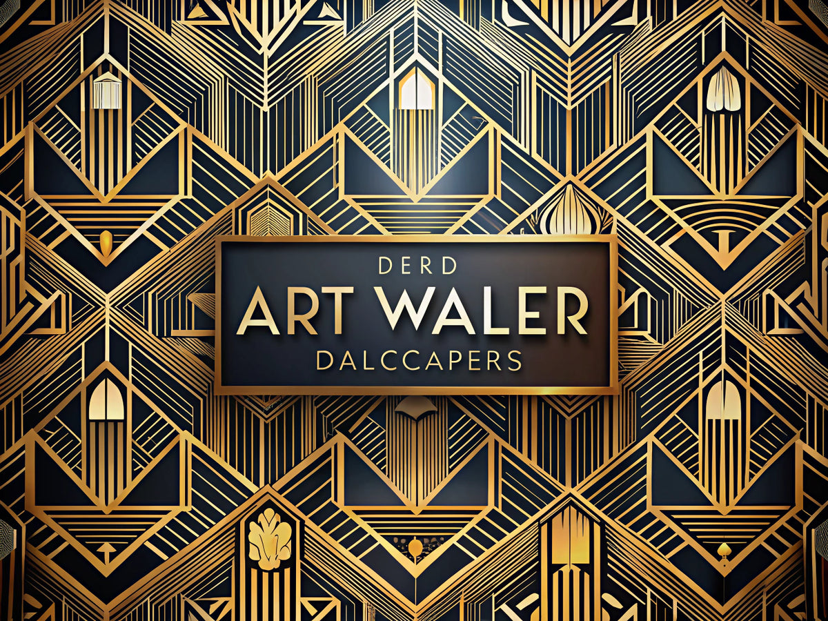Art Deco Wallpaper Elegance - Geometric Patterns and Bold Colors