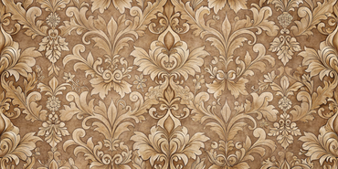 Regal Baroque wallpaper featuring an elegant baroque design with intricate scrolls and floral patterns.