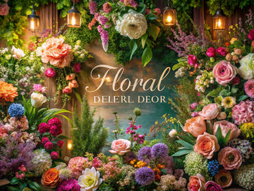 Luxurious floral decor scene reflecting the elegance and majesty of Floral Majesty wallpaper in a stylish interior setting.