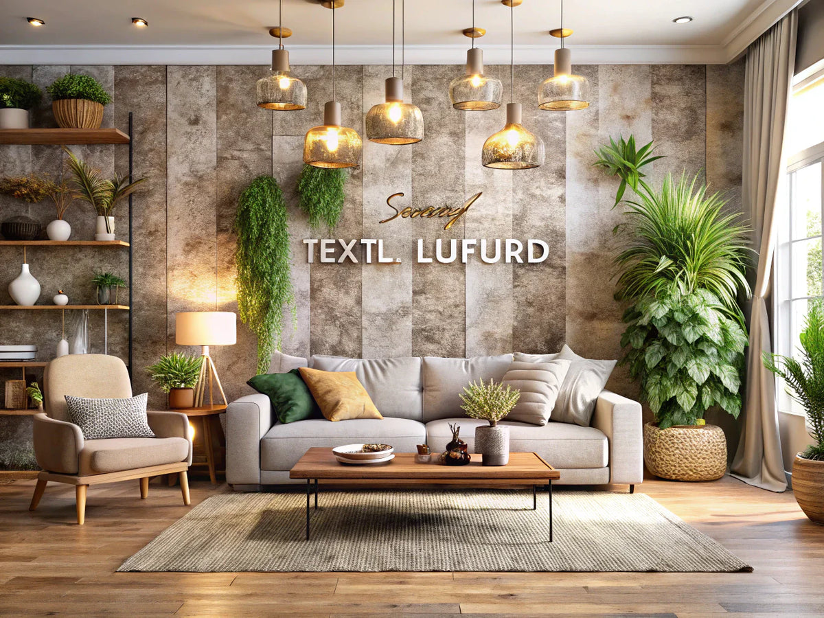 A cozy living room featuring various textured wallpapers, showcasing the beauty and versatility of textured wallpaper in interior design.