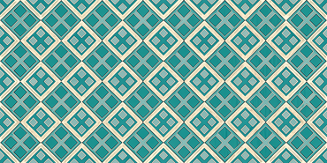 Teal Diamond Elegance wallpaper featuring an intricate diamond pattern in teal and cream hues, perfect for modern interior design.