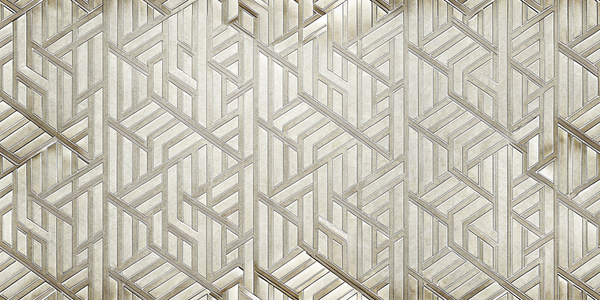 Modern Maze wallpaper with bold abstract pattern