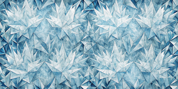 Crystal Blue Origami
