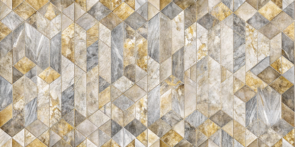 Geometric Rustic Marble